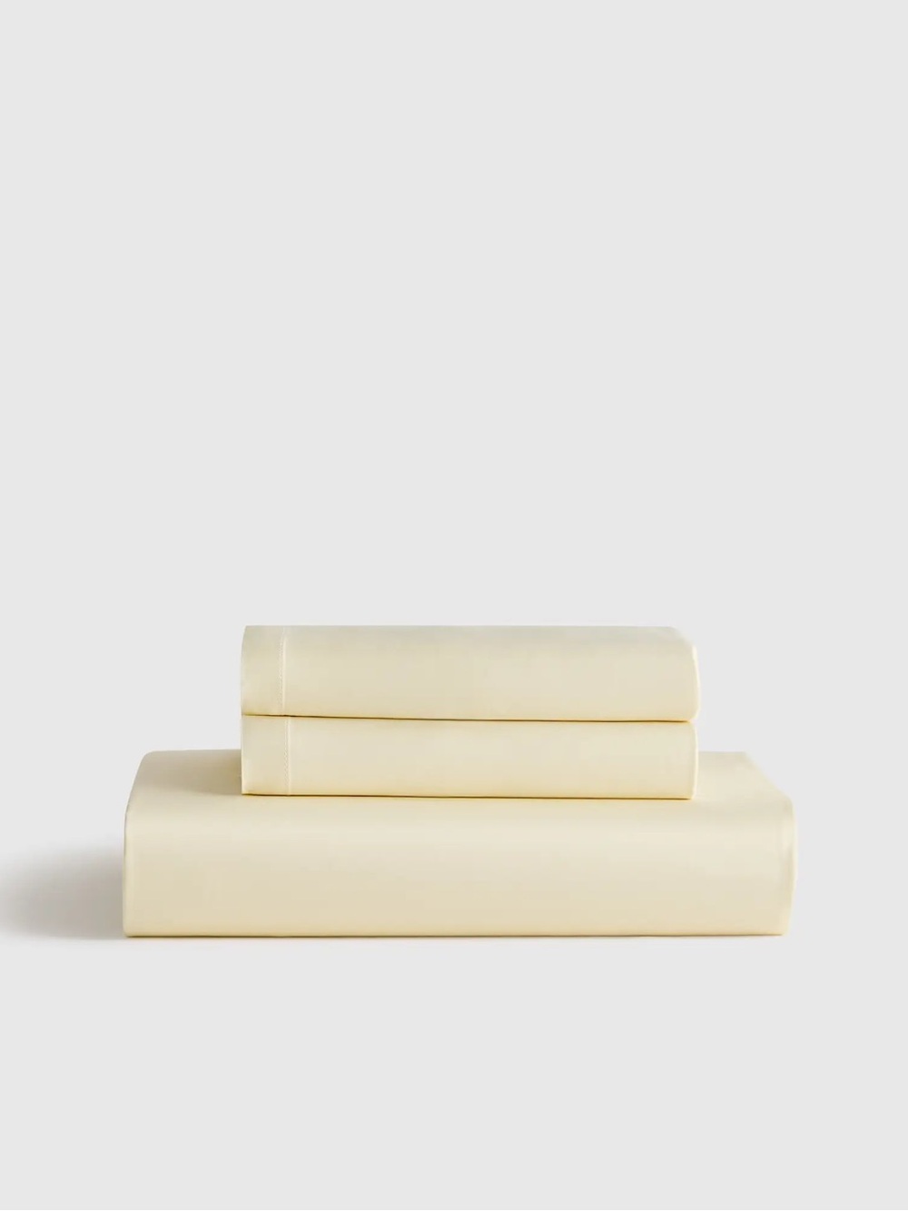 Like New Bamboo Fitted Sheet Set - Full, Butter Yellow